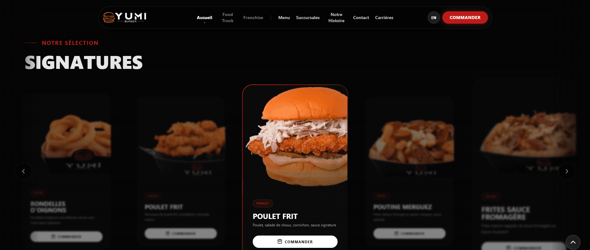 Menu — yumiburger.com